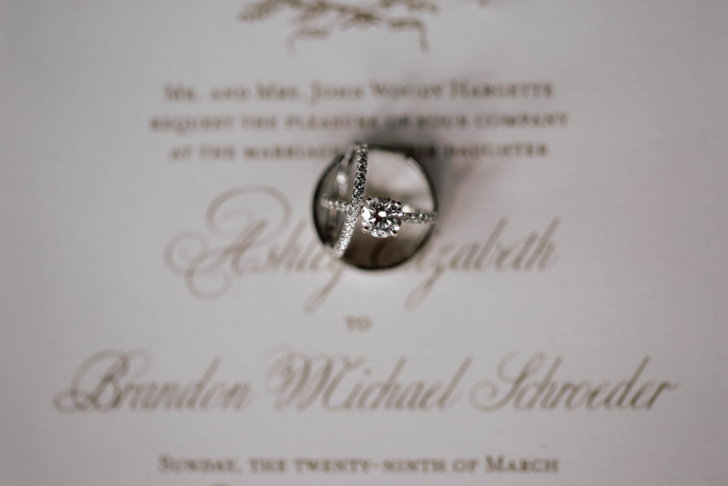 Wedding detail ring photo